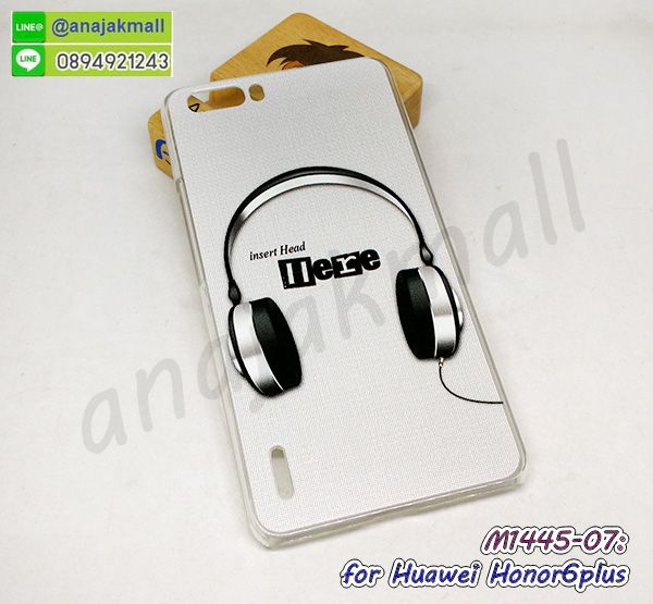 M1445-07 เคสแข็ง Huawei Honor6Plus ลาย Music กรอบหัวเว่ย honor6 plus