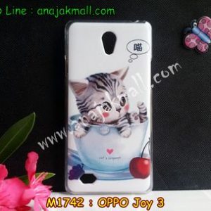 M1742-14 เคสแข็ง OPPO Joy 3 ลาย Sweet Time