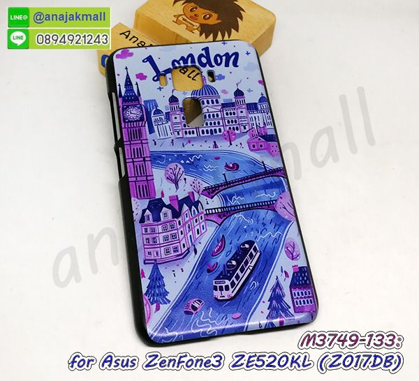 M3749-133 เคส Asus Zenfone3 ZE520KL (z017db) ลาย LonDon22 กรอบแข็งเอซุสเซ็นโฟน3