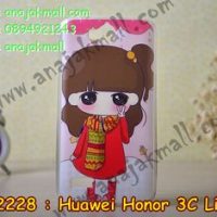 M2228-08 เคสยาง Huawei Honor 3C Lite ลายฟินฟิน