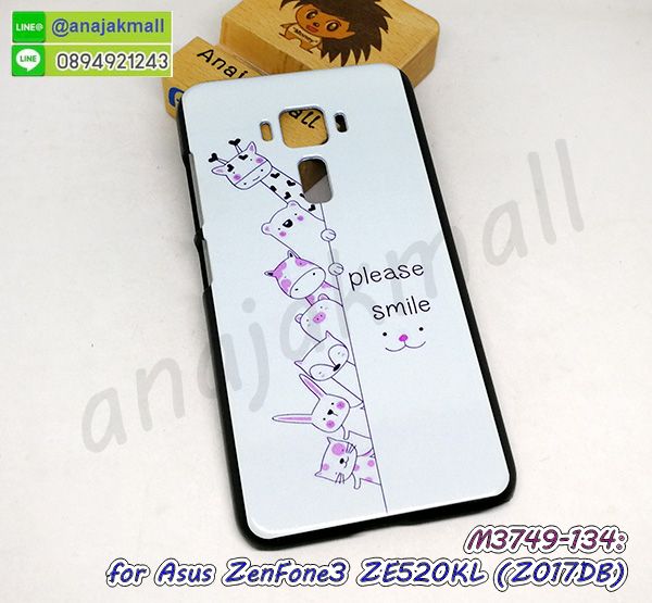 M3749-134 เคส Asus Zenfone3 ZE520KL (z017db) ลาย Smile01 กรอบแข็งเอซุสเซ็นโฟน3