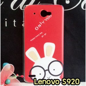 M830-23 เคสแข็ง Lenovo S920 ลาย Red Rabbit