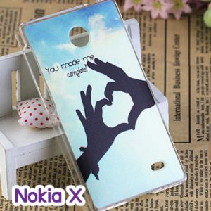 M748-07 เคสแข็ง Nokia X ลาย My Love