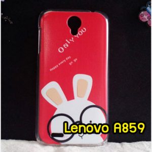 M1227-03 เคสแข็ง Lenovo A859 ลาย Red Rabbit