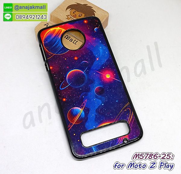 M5786-25 เคส Moto Z Play ลาย Galaxy415 กรอบพลาสติกโมโต zplay