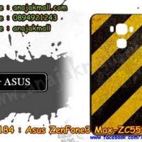 M3184-08 เคสแข็ง ASUS ZenFone3 Max-ZC553KL ลาย Black Yellow