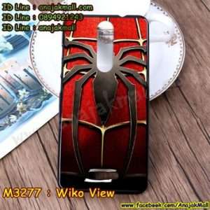 M3277-12 เคสยาง Wiko View ลาย Spider