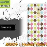 M3204-20 เคสแข็ง Huawei Nova Plus ลาย Square X01