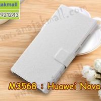 M3568-05 เคสฝาพับ Huawei Nova Plus สีขาว