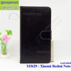 M3629-02 เคสฝาพับไดอารี่ Xiaomi Redmi Note 5a สีดำ