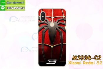 M3998-02 เคสแข็ง Xiaomi Redmi S2 ลาย Spider