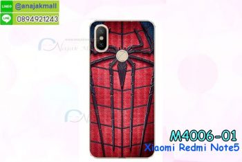 M4006-01 เคสแข็ง Xiaomi Redmi Note 5 ลาย Spider V