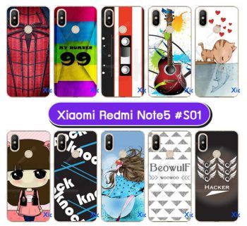 M4006-S01 เคสแข็ง Xiaomi Redmi Note5 ลายการ์ตูน Set 01