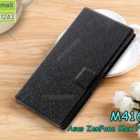 M4162-01 เคสฝาพับ Asus Zenfone Max Plus-M1 สีดำ