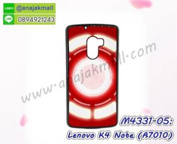 M4331-05 เคสแข็งดำ Lenovo K4 Note-A7010 ลาย Circle X01