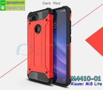 M4410-01 เคสกันกระแทก Xiaomi Mi8 Lite Armor สีแดง