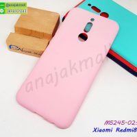 M5245-02 เคสยางนิ่ม Xiaomi Redmi8 สีชมพู กรอบยางเสี่ยวหมี่เรดหมี่8