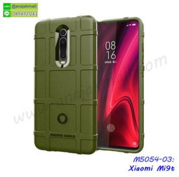 M5054-03 เคส Rugged กันกระแทก Xiaomi Mi9T สีเขียวขี้ม้า