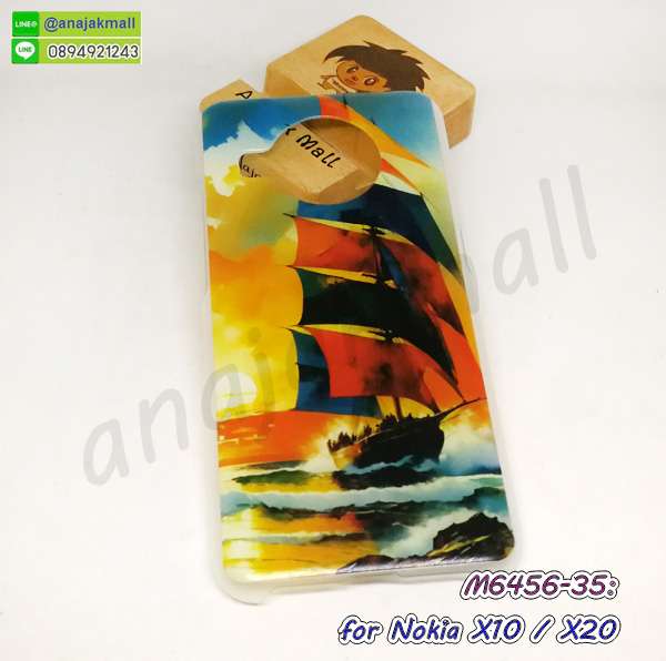 M6456-35 เคส nokia x10 / x20 ลาย sHip101 กรอบพลาสติกโนเกีย x10 x20 ลายการ์ตูน