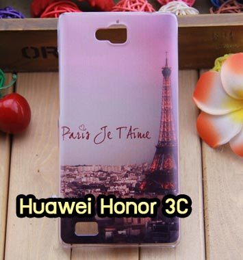 M755-16 เคสแข็ง Huawei Honor 3C ลายหอไอเฟล II