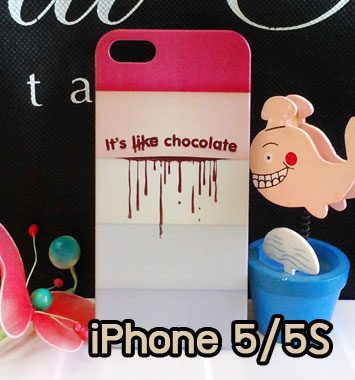 M721-04 เคส iPhone 5/5S พิมพ์ลาย Chocolate