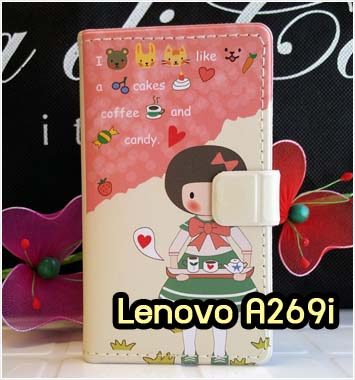 M921-04 เคสฝาพับ Lenovo A269i ลาย Candy