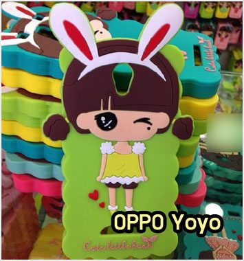 M902-02 เคสซิลิโคนตัวการ์ตูน OPPO Yoyo กระต่าย I