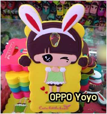 M902-05 เคสซิลิโคนตัวการ์ตูน OPPO Yoyo กระต่าย III