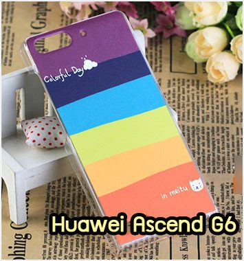 M958-02 เคสแข็ง Huawei Ascend G6 ลาย Colorfull Day