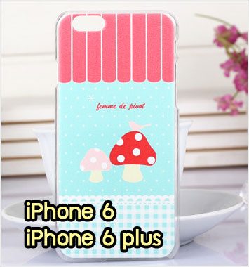 M1000-14 เคสแข็ง iPhone 6/6 plus ลาย Mushroom