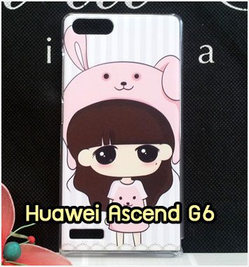 M958-13 เคสแข็ง Huawei Ascend G6 ลายสาวกระต่าย