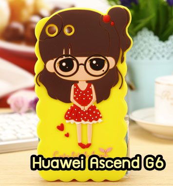 M1008-02 เคสซิลิโคน Huawei Ascend G6 ลายหญิง II