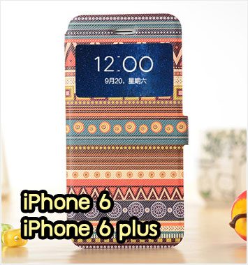 M1003-15 เคสฝาพับโชว์เบอร์ iPhone 6/6 plus ลาย Graphic II