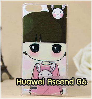 M958-19 เคสแข็ง Huawei Ascend G6 ลาย Rabbit