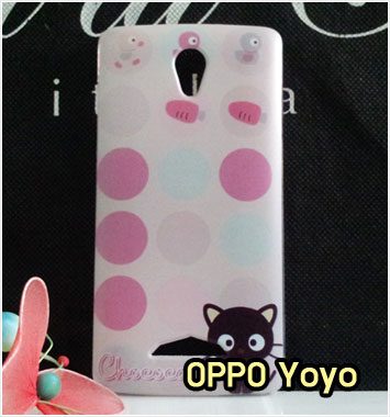 M769-26 เคสแข็ง OPPO Yoyo ลาย Black Cat