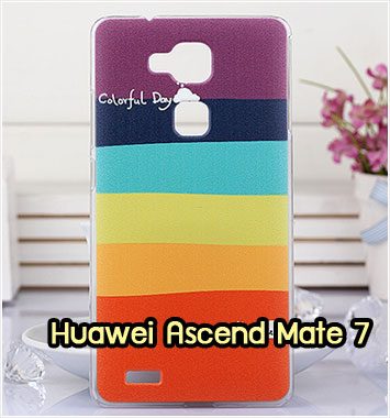 M1024-01 เคสแข็ง Huawei Ascend Mate7 ลาย Colorfull Day