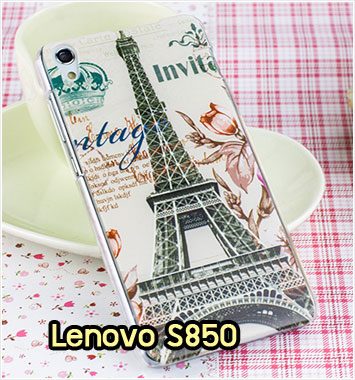 M1043-05 เคสแข็ง Lenovo S850 ลาย Paris XX