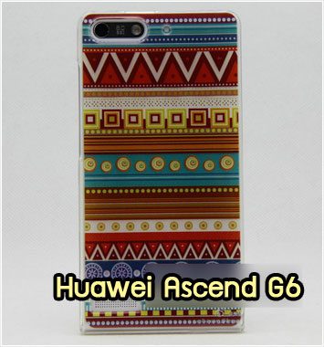 M1037-02 เคสซิลิโคน Huawei Ascend G6 ลาย Graphic II