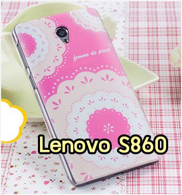 M1070-01 เคสแข็ง Lenovo S860 ลาย Flower