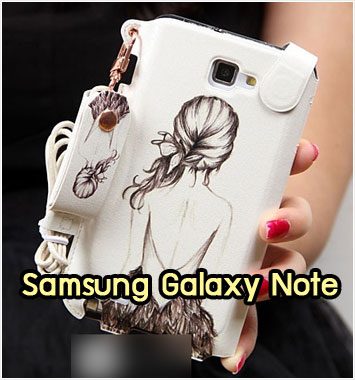 M1038-03 ซองหนัง Samsung Galaxy Note ลาย Women