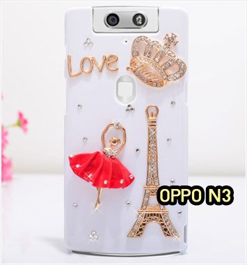 M1151-06 เคสประดับ OPPO N3 ลาย Love Ballet