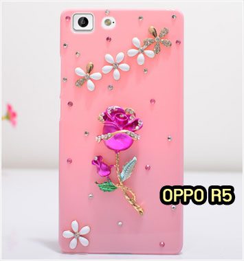 M1154-04 เคสประดับ OPPO R5 ลาย Rose I