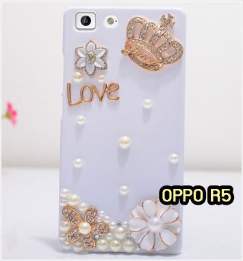 M1154-13 เคสประดับ OPPO R5 ลายมงกุฏรัก